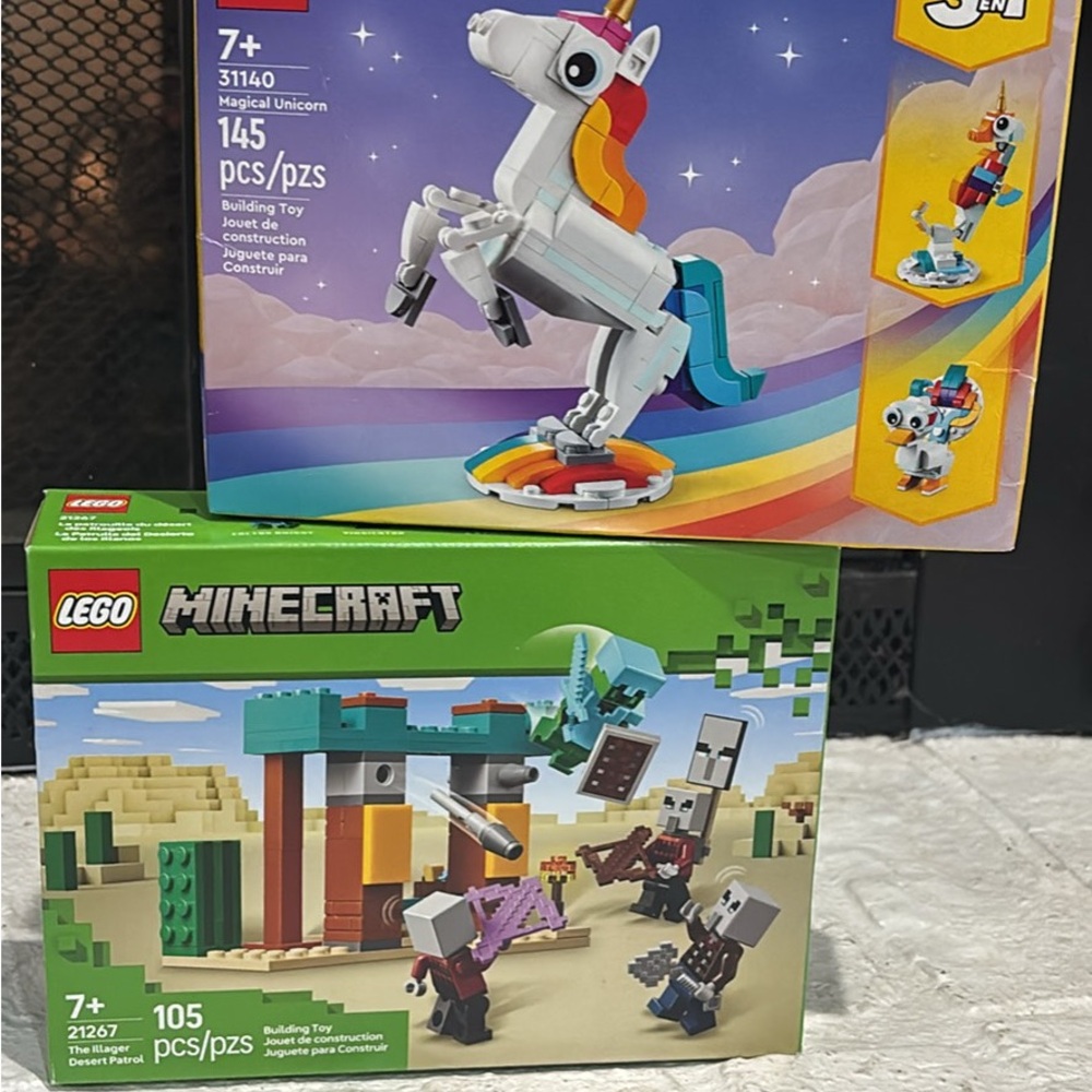 LEGO Minecraft and Magical Unicorn Kids Toy Sets - Multicolor